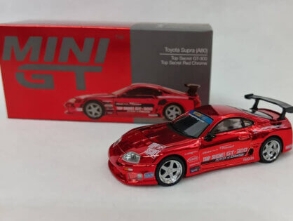 1/64 MINI GT TOPSECRET GT-300  Red Chrome(A80)発売
